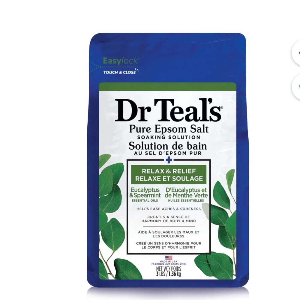 Epsom salt soaking solution